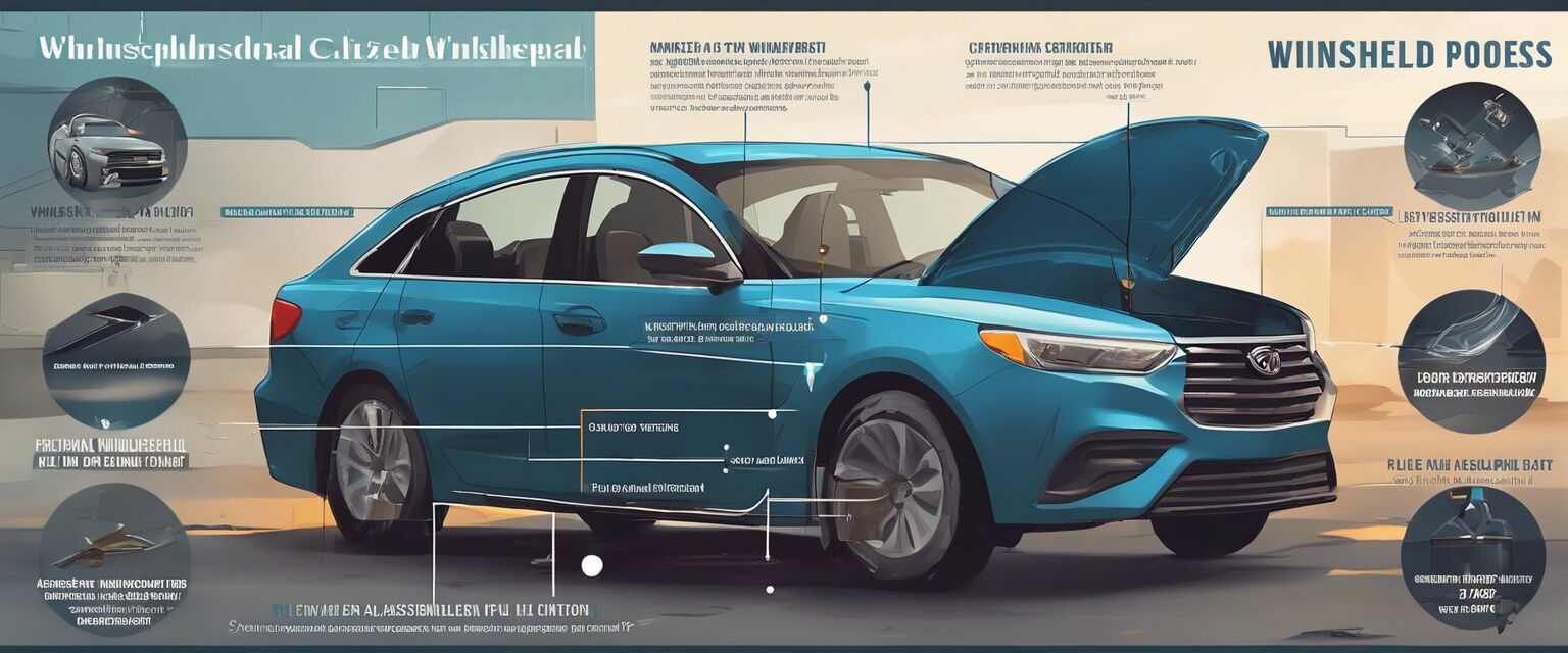 Windshield repair process diagram